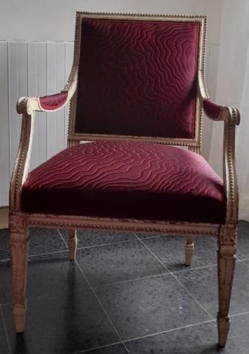 Fauteuil d'époque Louis XVI / Rénovation complète